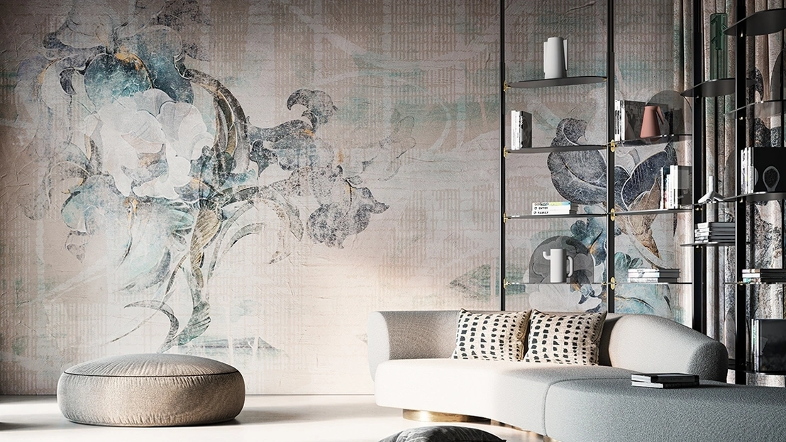 Carta da parati floreale vintage Eloise di Instabilelab