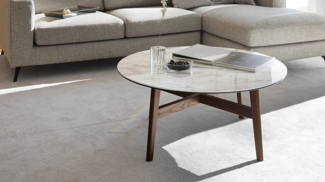 Tavolino rotondo Abrey di Calligaris