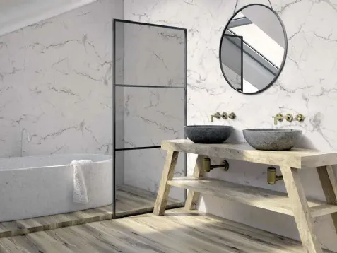 Bianco di Carrara WP1808 di Pintdecor Wallpanel
