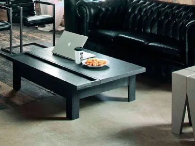 Tavolino moderno in legno laccato poro aperto Handy di Devina Nais