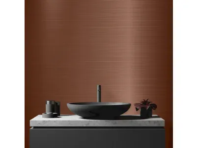 Pannello Decorativo WPBS monocromatico con effetto bronzo spazzolato di Pintdecor Wallpanel