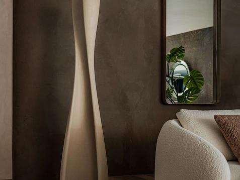 Lampada da terra in argilla Diploma di Cattelan Italia