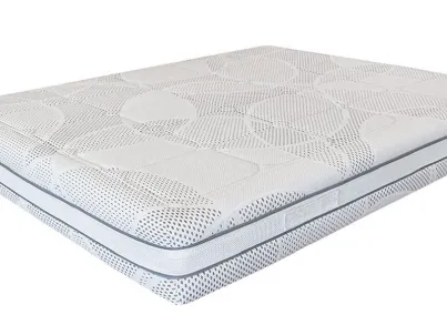 Materasso matrimoniale Comfort in tessuto Silver con molle insacchettate di Rosini Night