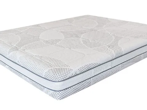 Materasso matrimoniale Comfort in tessuto Silver con molle insacchettate di Rosini Night