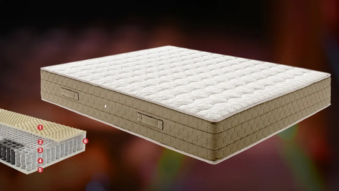Materasso a molle insacchettate Dalia Traditional di Ideare