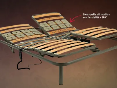Rete Letto ortopedica in metallo Basic Deluxe di Ideare