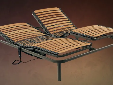 Rete Letto anatomica in metallo Orizzonte di Ideare