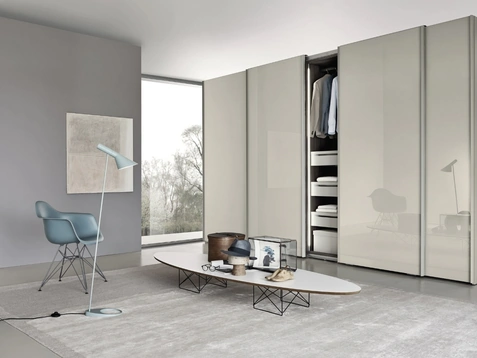 Armadio Ala Vetro Juta di Sangiacomo