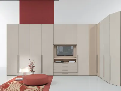 Armadio Golf One con Porta Tv W107 di Colombini Casa