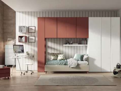 Cameretta a ponte Golf C150 in melaminico di Colombini Casa