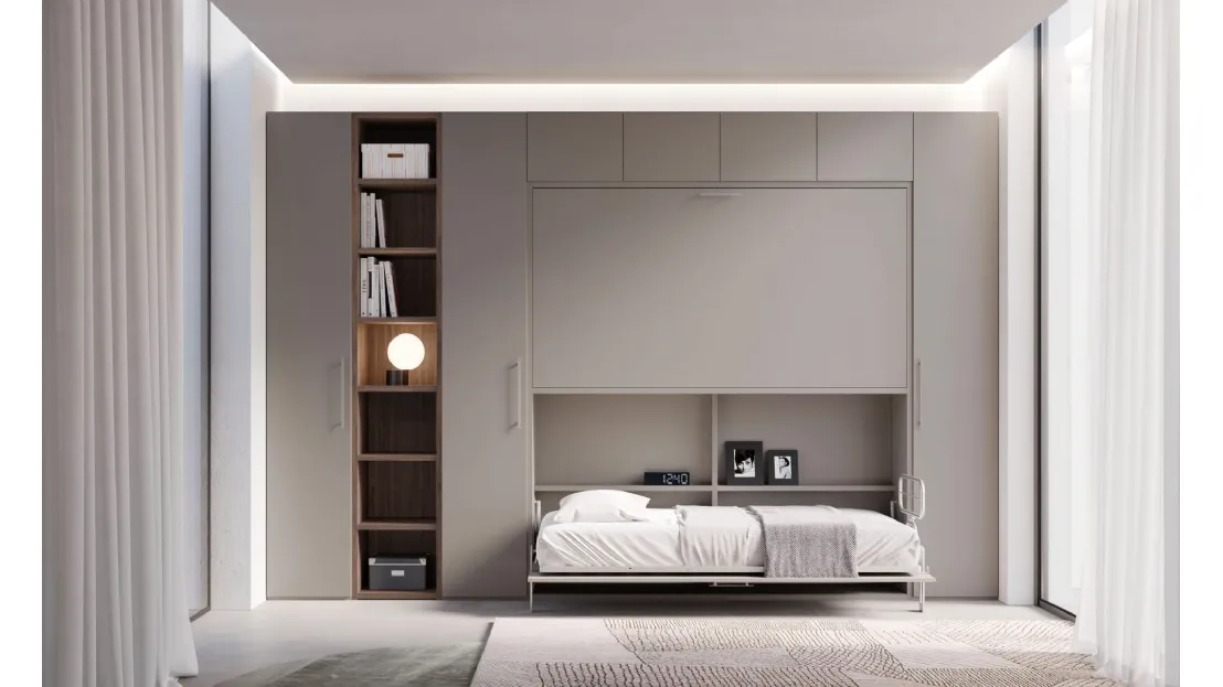 Letto a scomparsa Nikai Doppio di Nardi Interni
