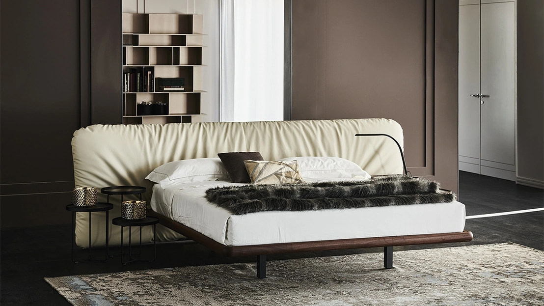 Letto in ecopelle Marlon di Cattelan Italia