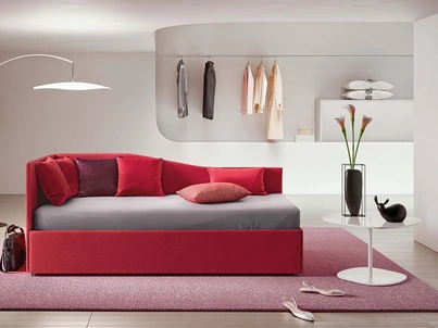 Letto singolo con letto estraibile Solanum di Le Comfort