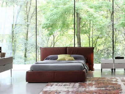 Letto imbottito Zero16 di Devina Nais