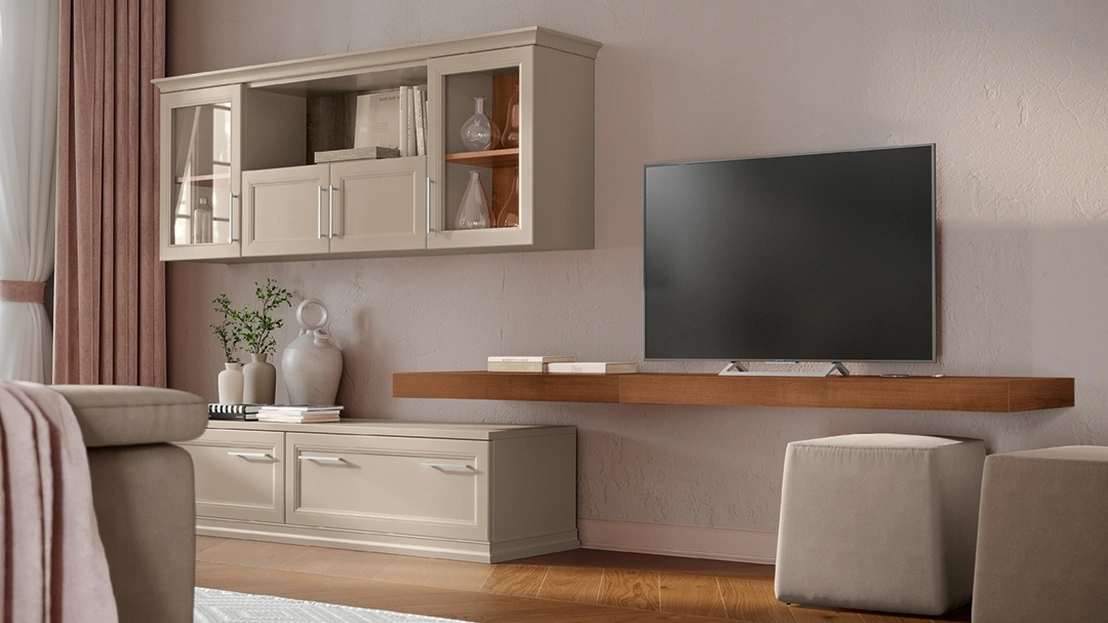 Parete Attrezzata Arcadia AS011 di Colombini Casa