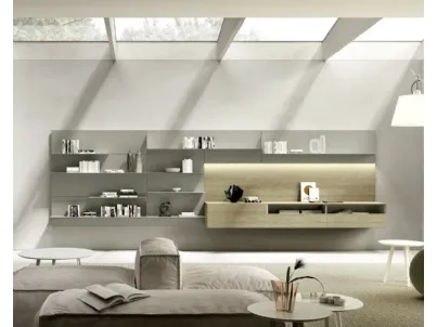 Parete Attrezzata Domino Boiserie 03 di Sangiacomo