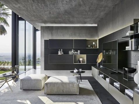 Parete Attrezzata Domino Boiserie 06 di Sangiacomo