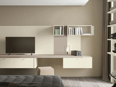 Parete Attrezzata Golf Contract H03 di Colombini Casa