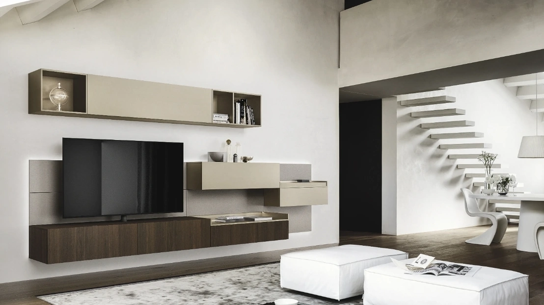 Parete Attrezzata Lampo 016 di Sangiacomo