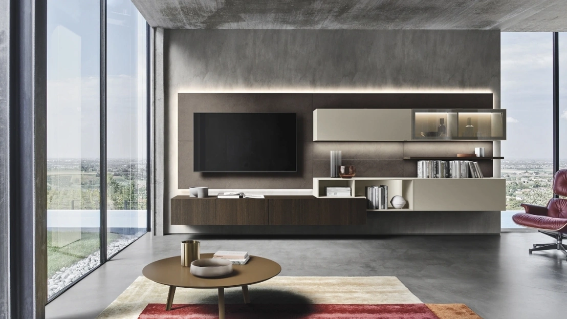 Parete Attrezzata Lampo 030 di Sangiacomo