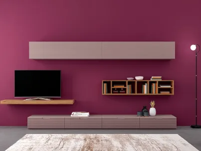 Parete attrezzata Zero 16 L19 di Devina Nais