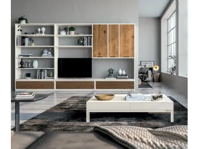 Parete Attrezzata Melograno composizione 95 di Le Fablier