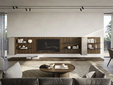 Parete Attrezzata Night & Day L02NS di Colombini Casa