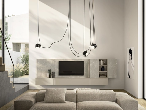 Parete Attrezzata Night & Day L03NS di Colombini Casa