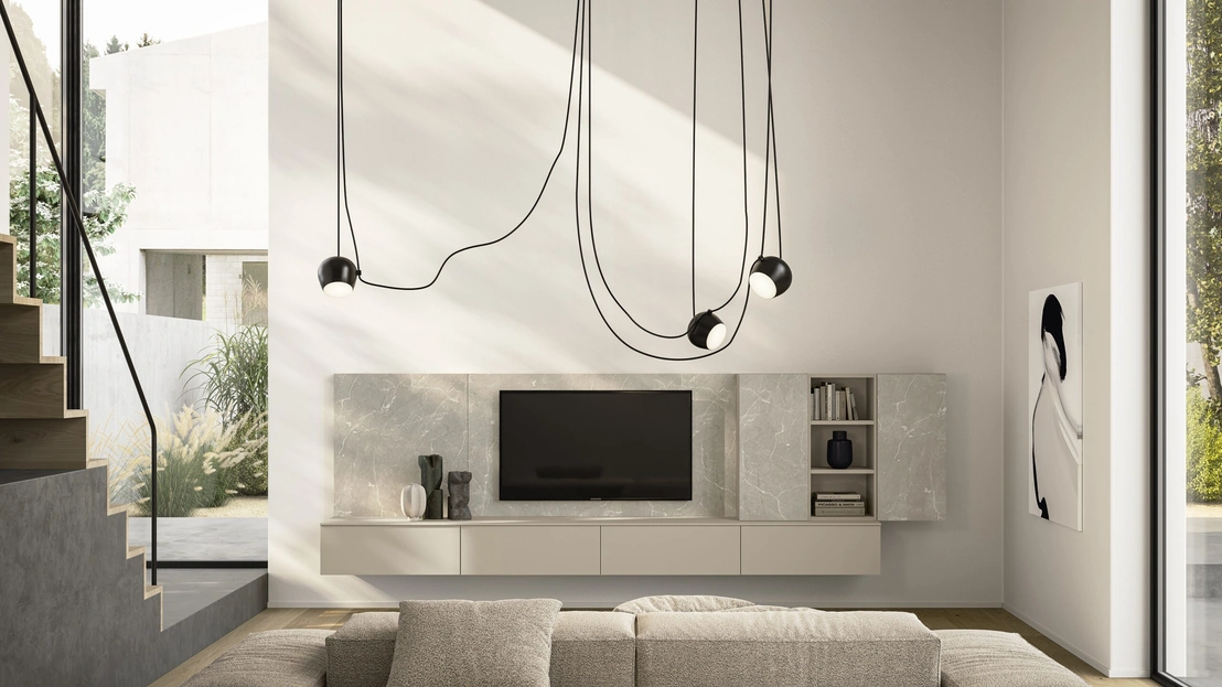 Parete Attrezzata Night & Day L03NS di Colombini Casa