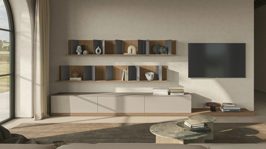 Parete Attrezzata Night & Day L112 di Colombini Casa