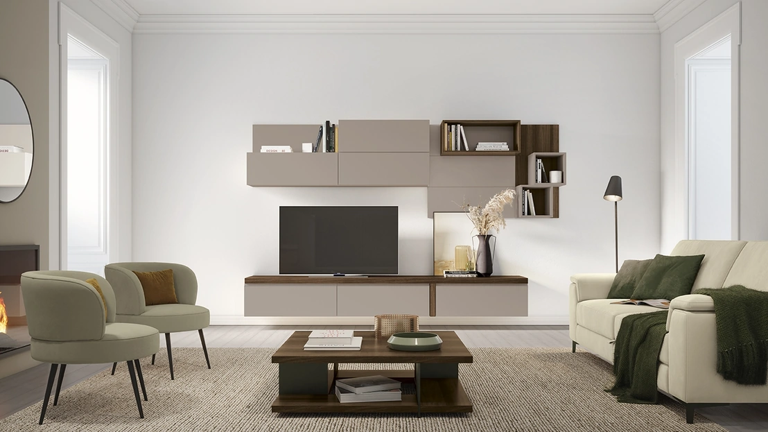 Parete Attrezzata Night & Day L14 di Colombini Casa