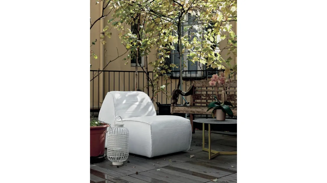 Poltroncina Soft rivestita in tessuto di Tomasella