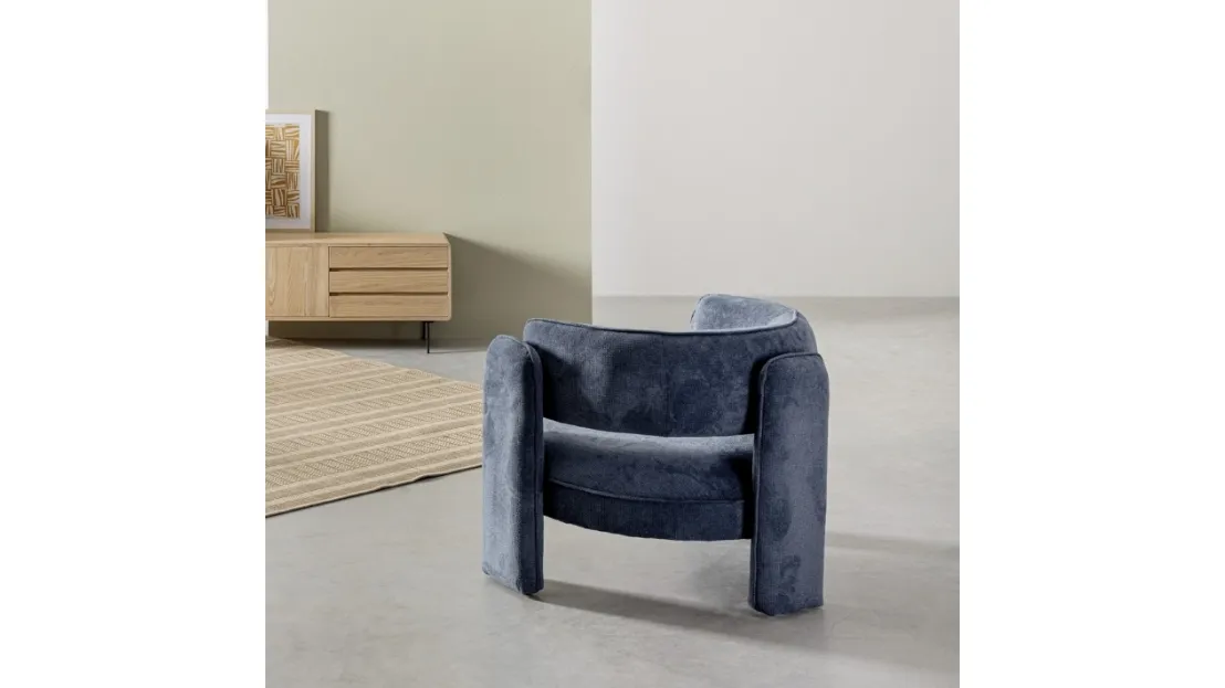 Poltroncina in tessuto Aisha di Bizzotto