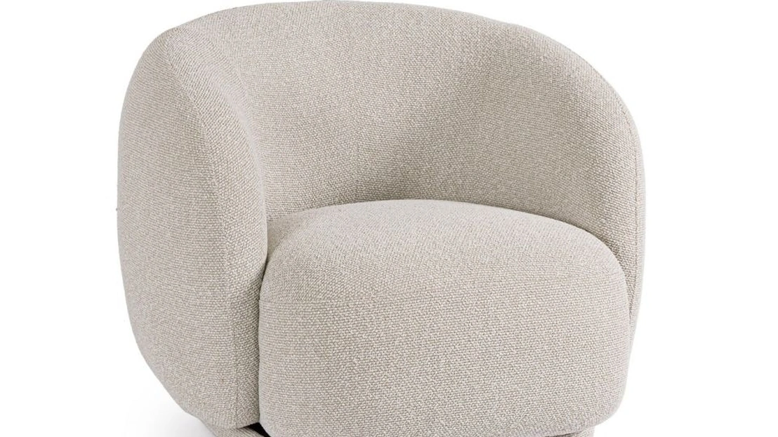 Poltrona girevole Brittany di Bizzotto
