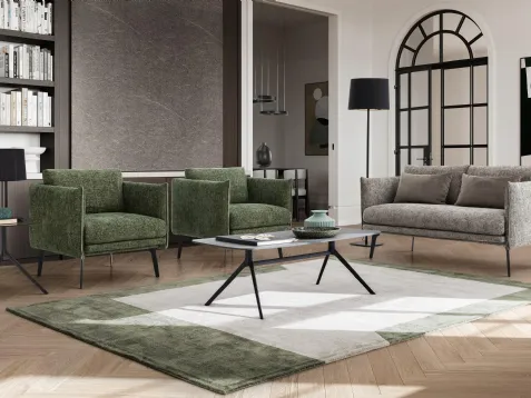 Divano a due posti in tessuto Boon Loveseat di Le Comfort