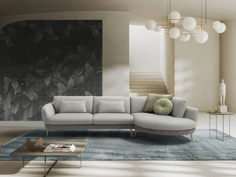 Divano con penisola Looming di Egoitaliano