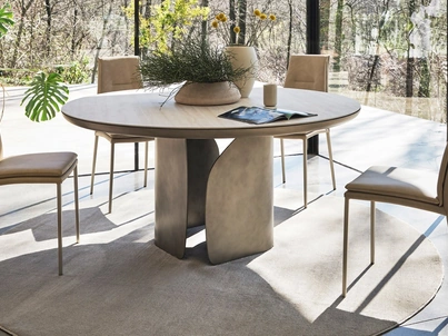 Sedia in pelle Carmen di Calligaris