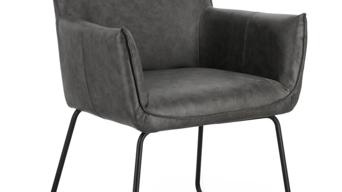 Sedia Evelyn in pelle di Bizzotto