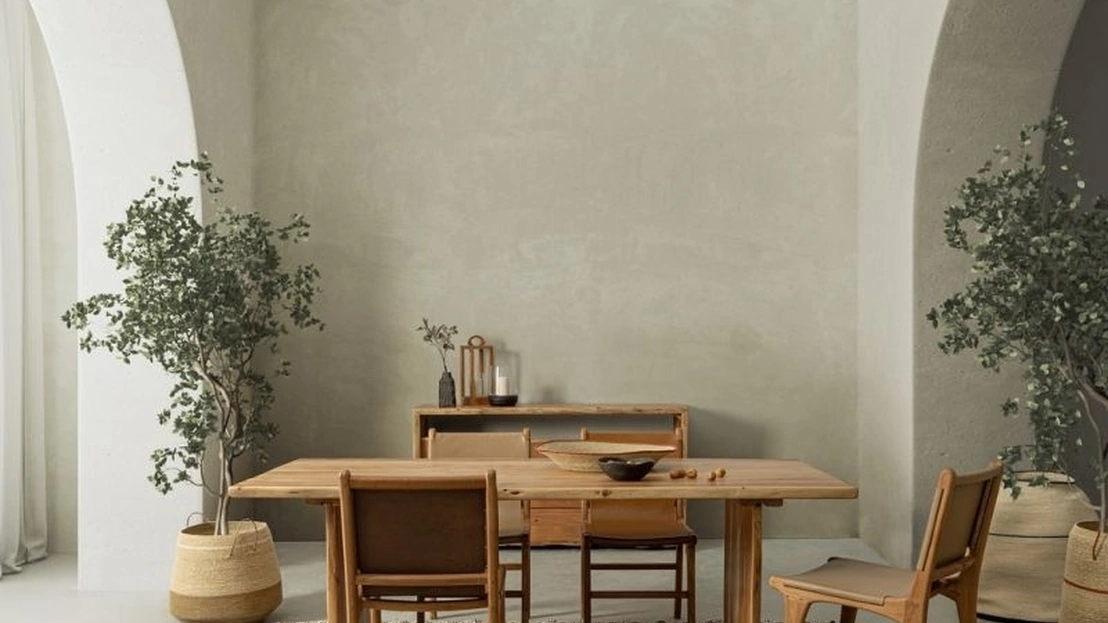 Tavolo in legno di Acacia Eneas di Bizzotto