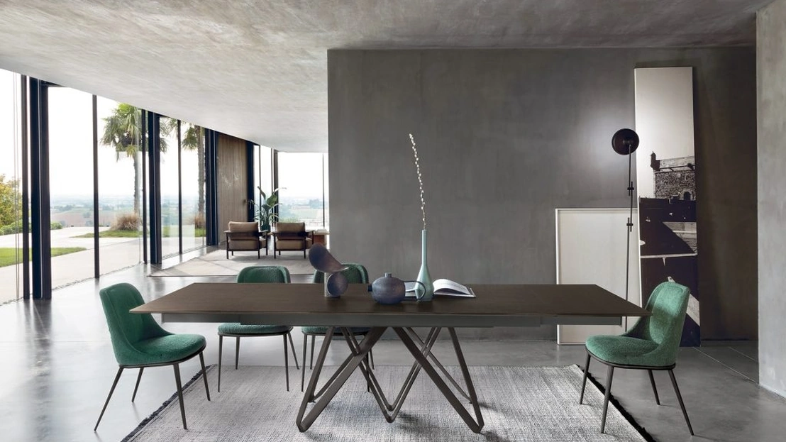 Tavolo Roulette finitura Rovere Moka di Sedit