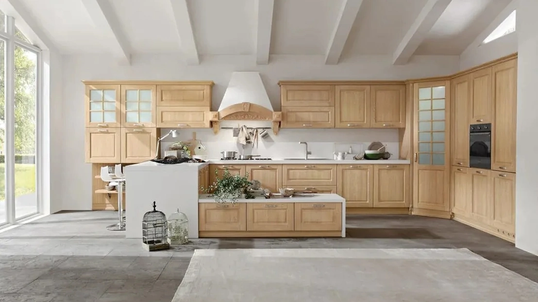 Cucina Classica con penisola Duchessa 03 di Ar-Tre