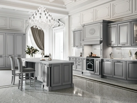Cucina Classica con isola Ginevra 05 di Ar-Tre