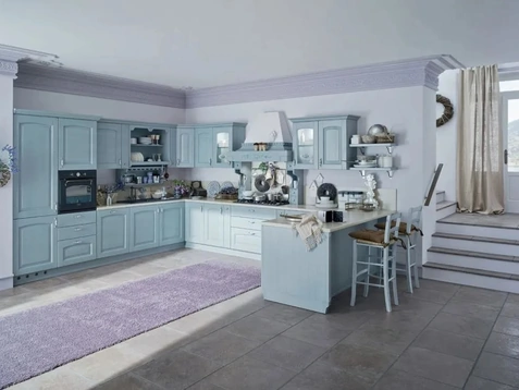 Cucina Classica con penisola Barchessa 01 di Ar-Tre