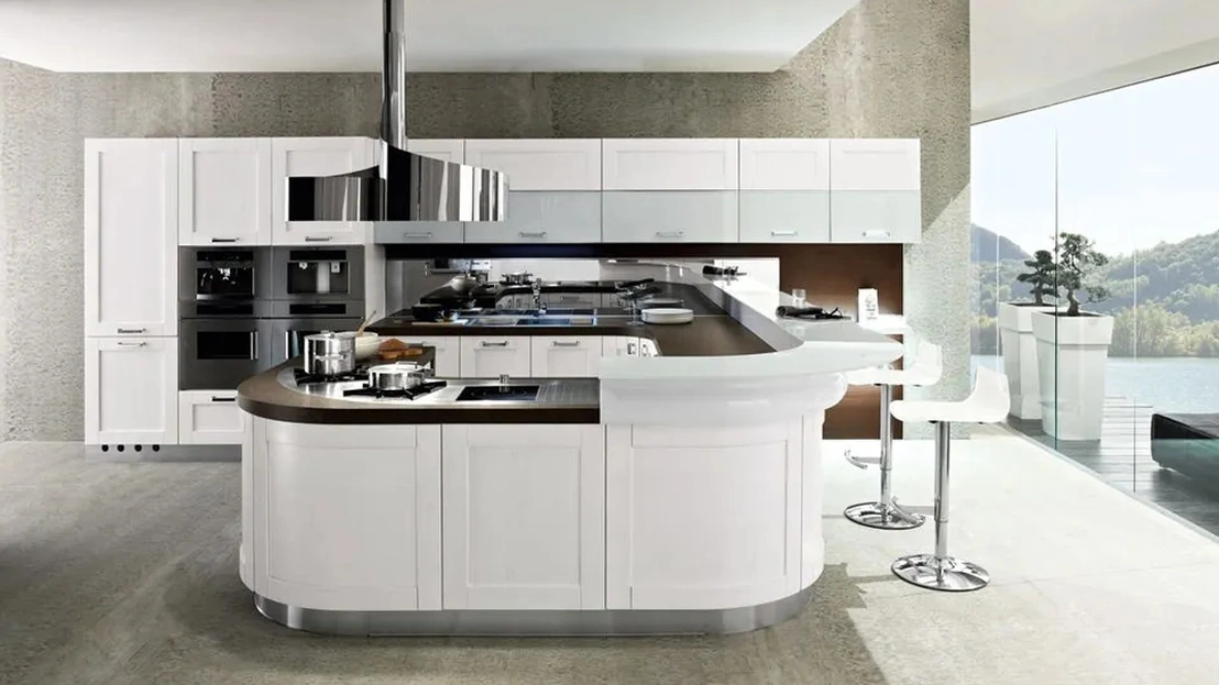 Cucina Classica con penisola Signoressa 04 di Ar-Tre