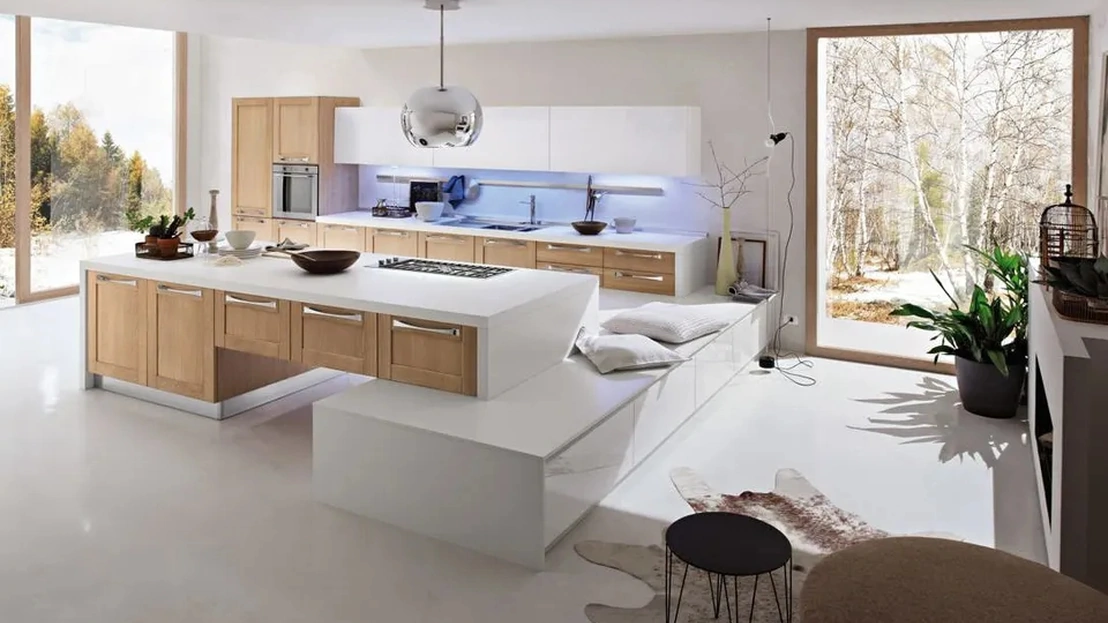 Cucina Classica con penisola Vanessa 01 di Ar-Tre