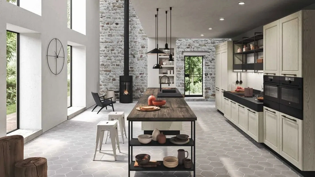 Cucina Moderna con isola Cloe 04 di Ar-Tre