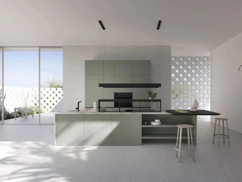 Cucina Moderna con isola Sky 01 di Ar-Tre