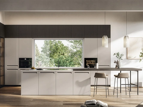 Cucina Moderna con isola Tekna 01 di Arredo3