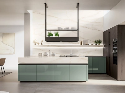 Cucina Moderna con isola Time 02 di Arredo3