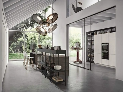 Cucina Moderna con isola Fly Evo Flo Evo 01 di Ar-Tre